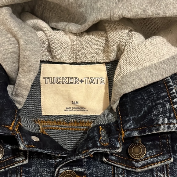 Tucker and Tate hoodie jean jacket - 24 months - Picture 2 of 5